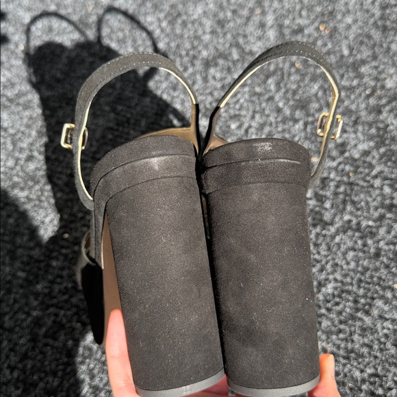 Coach Talina Suede Black Platform Sandals - Picture 8 of 16